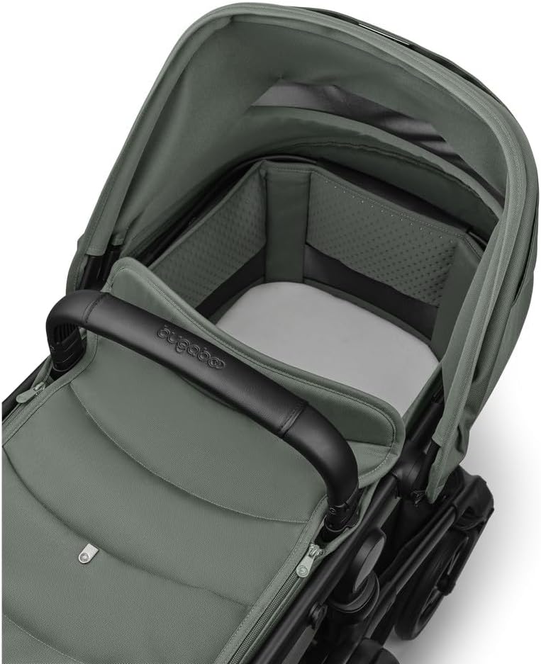 Bugaboo Fox 5 Renew Complete Stroller in ME Black and Forest Green - Image 3